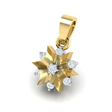 Load image into Gallery viewer, 18Kt gold star diamond pendant by diamtrendz