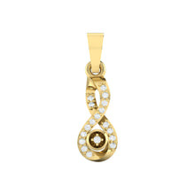 Load image into Gallery viewer, 18Kt gold real diamond pendant by diamtrendz