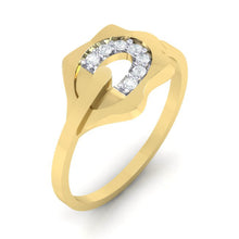 Load image into Gallery viewer, 18Kt gold natural diamond ring by diamtrendz
