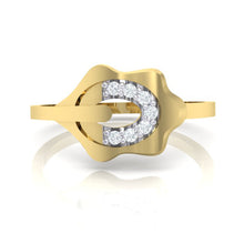 Load image into Gallery viewer, 18Kt gold natural diamond ring by diamtrendz