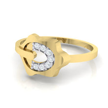 Load image into Gallery viewer, 18Kt gold natural diamond ring by diamtrendz
