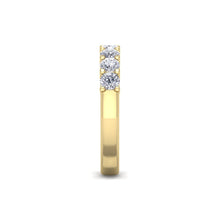 Load image into Gallery viewer, 18Kt gold designer band diamond ring by diamtrendz
