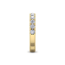 Load image into Gallery viewer, 18Kt gold designer band diamond ring by diamtrendz