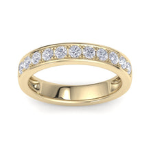 Load image into Gallery viewer, 18Kt gold designer band diamond ring by diamtrendz