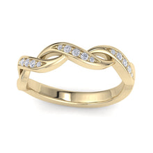 Load image into Gallery viewer, 18Kt gold designer band diamond ring by diamtrendz