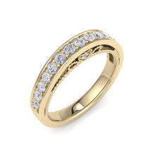 Load image into Gallery viewer, 18Kt gold designer band diamond ring by diamtrendz