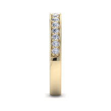Load image into Gallery viewer, 18Kt gold designer band diamond ring by diamtrendz