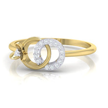 Load image into Gallery viewer, 18Kt gold real diamond ring 27(3) by diamtrendz