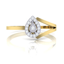 Load image into Gallery viewer, 18Kt gold real diamond ring 35(2) by diamtrendz