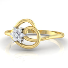 Load image into Gallery viewer, 18Kt gold real diamond ring 37(3) by diamtrendz