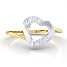 Load image into Gallery viewer, 18Kt gold real diamond ring 38(2) by diamtrendz
