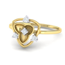Load image into Gallery viewer, 18Kt gold real diamond ring 41(3) by diamtrendz