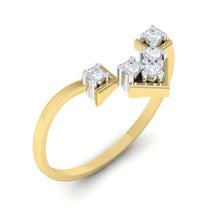Load image into Gallery viewer, 18Kt gold real diamond ring 47(1) by diamtrendz