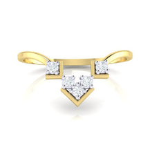Load image into Gallery viewer, 18Kt gold real diamond ring 47(2) by diamtrendz