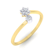 Load image into Gallery viewer, 18Kt gold real diamond ring 57(1) by diamtrendz