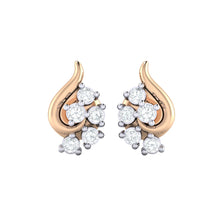Load image into Gallery viewer, 18Kt rose gold real diamond earring 42(2) by diamtrendz