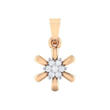 Load image into Gallery viewer, 18Kt rose gold real diamond pendant 15(1) by diamtrendz