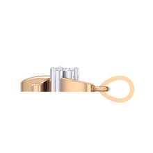 Load image into Gallery viewer, 18Kt rose gold real diamond pendant 16(3) by diamtrendz