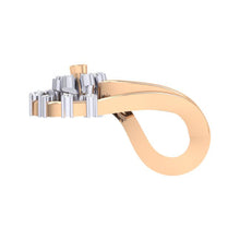 Load image into Gallery viewer, 18Kt rose gold real diamond shape pendant by diamtrendz