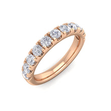 Load image into Gallery viewer, 18Kt rose gold designer band diamond ring by diamtrendz