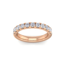 Load image into Gallery viewer, 18Kt rose gold designer band diamond ring by diamtrendz
