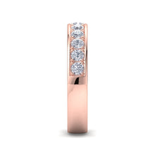 Load image into Gallery viewer, 18Kt rose gold designer band diamond ring by diamtrendz