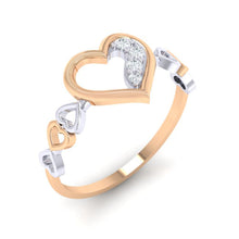 Load image into Gallery viewer, 18Kt rose gold real diamond ring 29(1) by diamtrendz