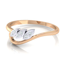 Load image into Gallery viewer, 18Kt rose gold real diamond ring 33(3) by diamtrendz