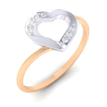 Load image into Gallery viewer, 18Kt rose gold real diamond ring 38(1) by diamtrendz
