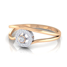 Load image into Gallery viewer, 18Kt rose gold real diamond ring 39(3) by diamtrendz