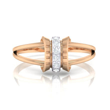 Load image into Gallery viewer, 18Kt rose gold real diamond ring 45(2) by diamtrendz