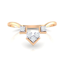 Load image into Gallery viewer, 18Kt rose gold real diamond ring 47(2) by diamtrendz
