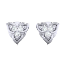 Load image into Gallery viewer, 18Kt white gold real diamond earring 44(2) by diamtrendz