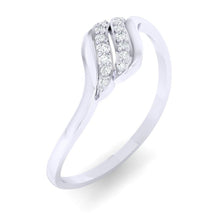 Load image into Gallery viewer, 18Kt white gold natural diamond ring by diamtrendz