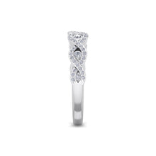 Load image into Gallery viewer, 18Kt white gold designer band diamond ring by diamtrendz
