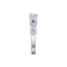 Load image into Gallery viewer, 18Kt white gold designer band diamond ring by diamtrendz