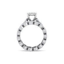 Load image into Gallery viewer, 18Kt white gold designer solitaire diamond ring by diamtrendz