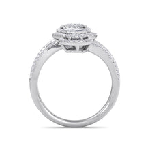 Load image into Gallery viewer, 18Kt white gold designer diamond ring by diamtrendz