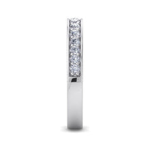 Load image into Gallery viewer, 18Kt white gold designer band diamond ring by diamtrendz