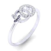 Load image into Gallery viewer, 18Kt white gold real diamond ring 27(1) by diamtrendz