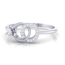 Load image into Gallery viewer, 18Kt white gold real diamond ring 27(3) by diamtrendz