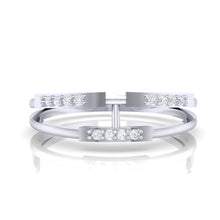 Load image into Gallery viewer, 18Kt white gold real diamond ring 30(2) by diamtrendz