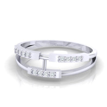Load image into Gallery viewer, 18Kt white gold real diamond ring 30(3) by diamtrendz