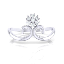 Load image into Gallery viewer, 18Kt white gold real diamond ring 31(2) by diamtrendz