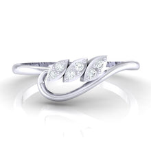 Load image into Gallery viewer, 18Kt white gold real diamond ring 33(2) by diamtrendz