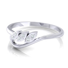 Load image into Gallery viewer, 18Kt white gold real diamond ring 33(3) by diamtrendz