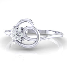 Load image into Gallery viewer, 18Kt white gold real diamond ring 37(3) by diamtrendz