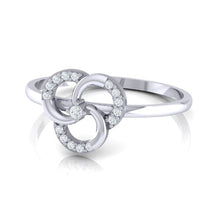 Load image into Gallery viewer, 18Kt white gold real diamond ring 51(3) by diamtrendz