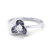 Load image into Gallery viewer, 18Kt white gold real diamond ring 56(3) by diamtrendz