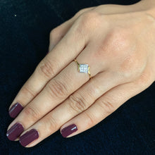 Load image into Gallery viewer, rose gold natural diamond ring